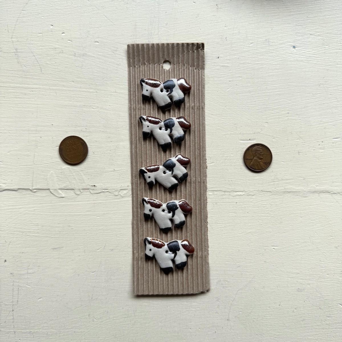 White Horse Buttons