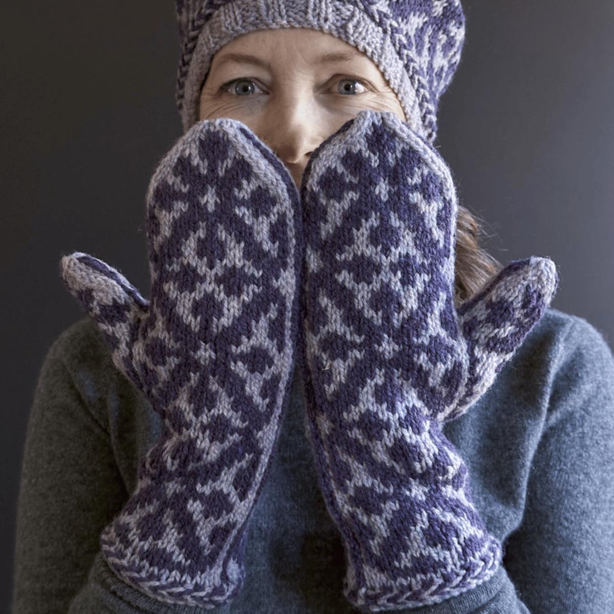 Overwinter Mittens & Tam by Virginia Sattler-Reimer in Briggs & Little Heritage 2ply