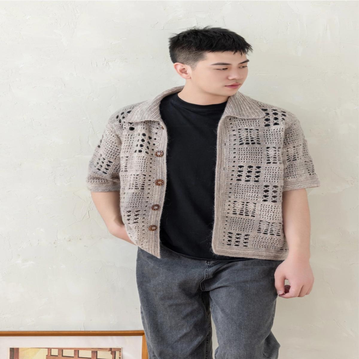 Starlight Couple Cardigan Crochet Yarn Kit