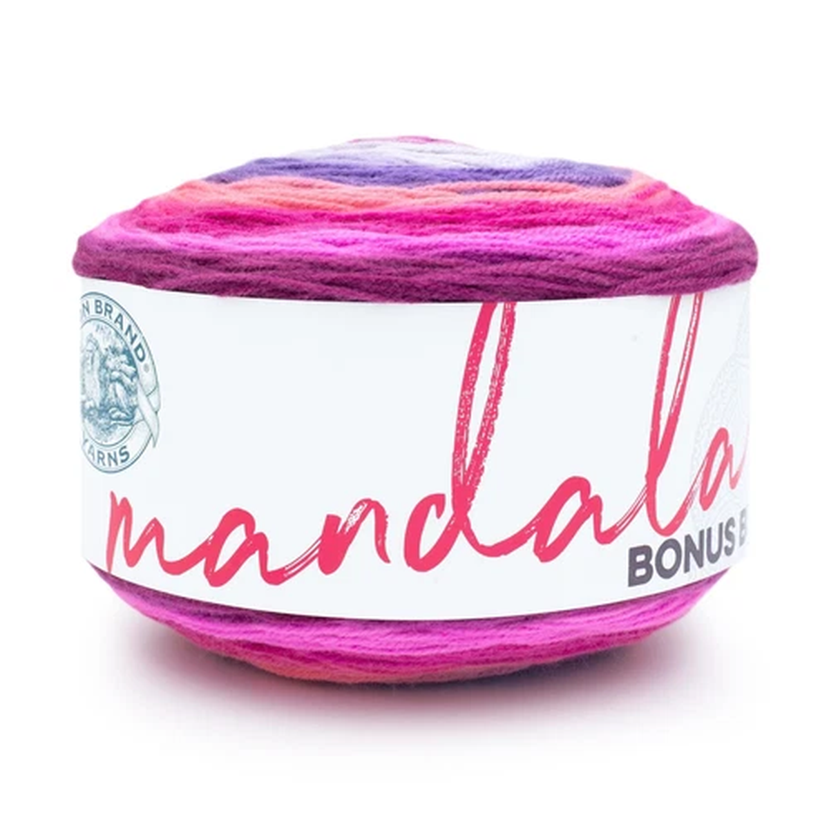 (1 Skein) Lion Brand Yarn 125-263D Mandala Bonus Bundle Yarn, Talos