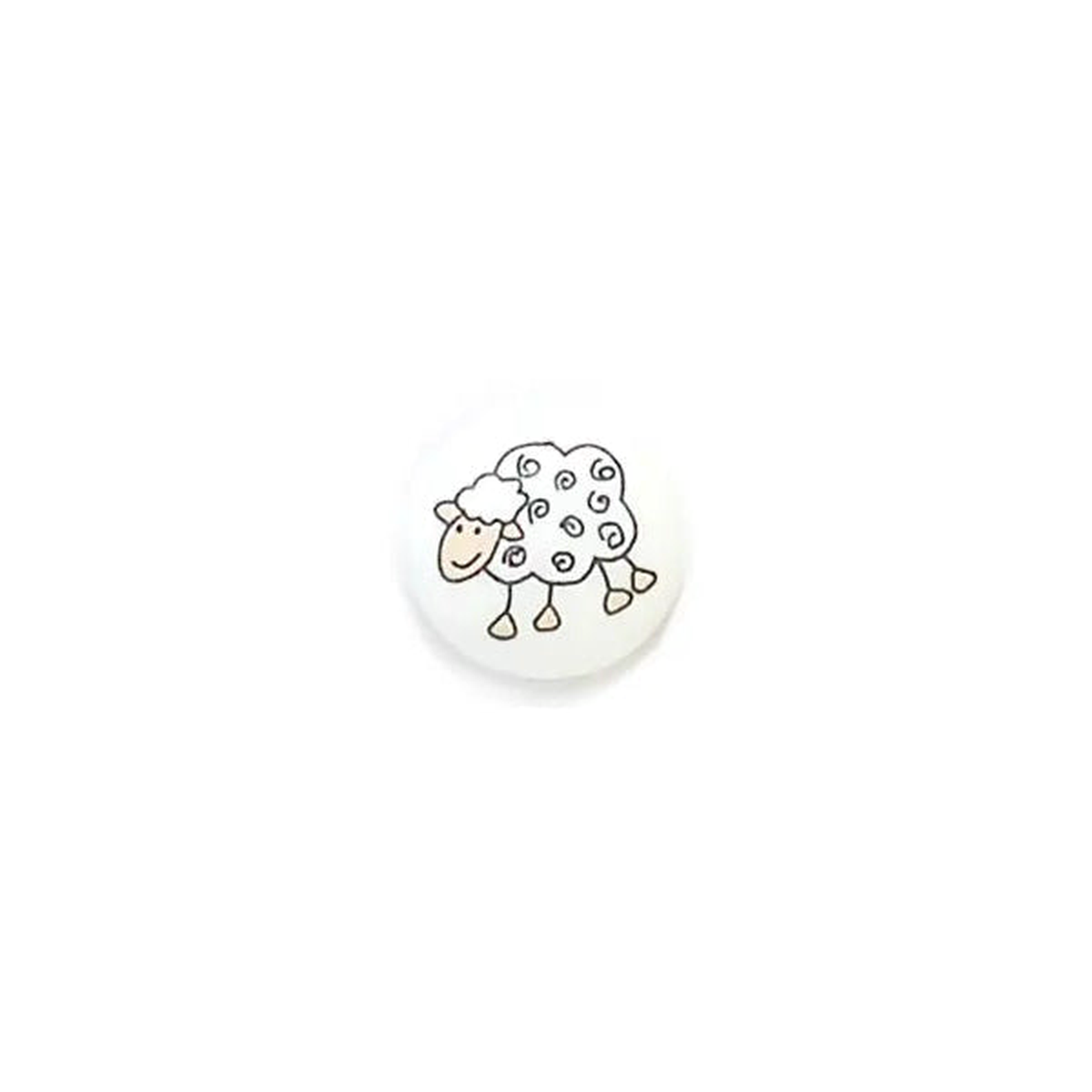 Plastic Sheep Button - 15mm