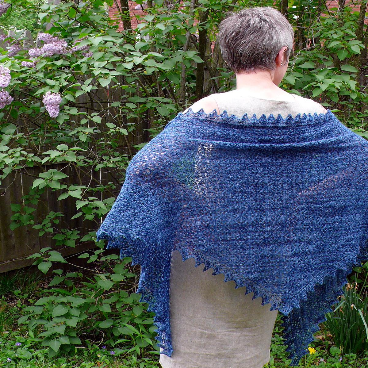 Star of Evening Triangle knitting pattern