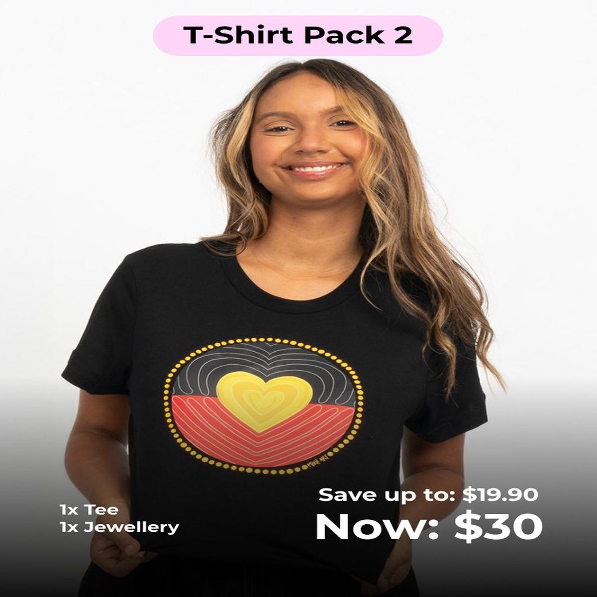 Tee + Jewellery Bundle  $30