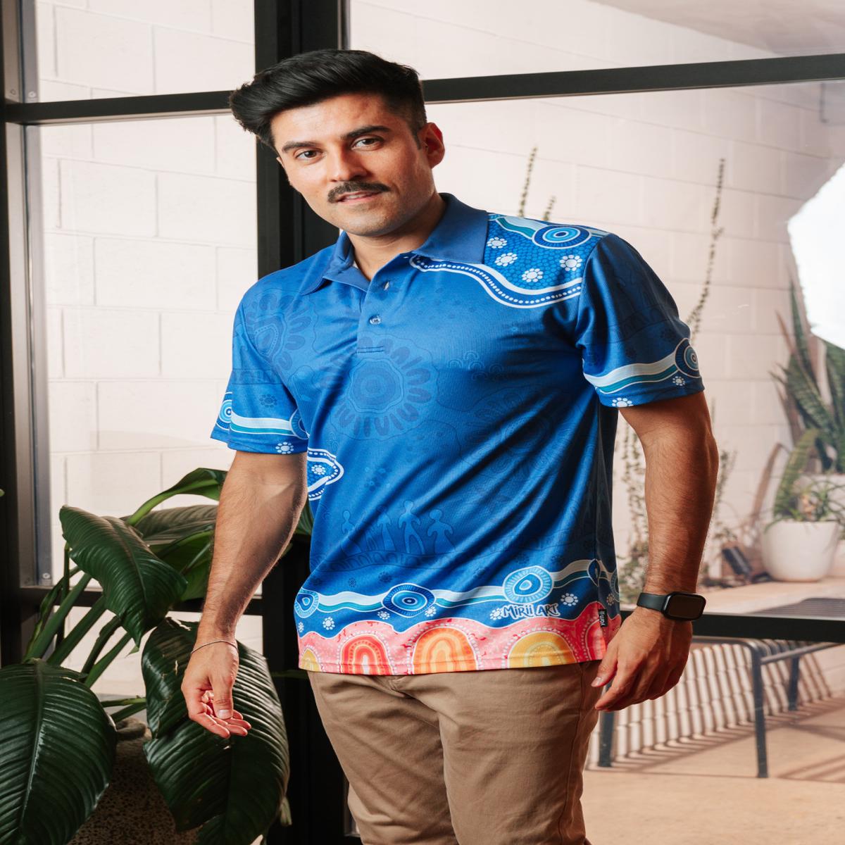 (Bulk) Built On Strong Shoulders Essence NAIDOC 2026 Unisex Polo Shirt