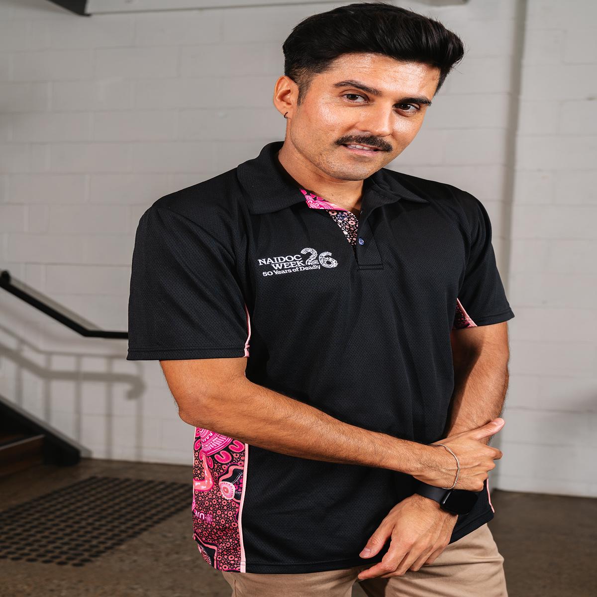 (Bulk) Celebration Through Generations NAIDOC 2026 Bamboo (Simpson) Unisex Polo Shirt
