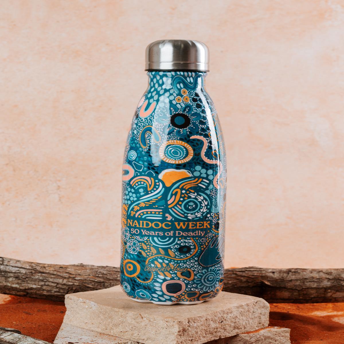 Moorditj Koorliny (Strong Journey) NAIDOC 2026 Vacuum Insulated Double Walled Stainless Steel Water Bottle