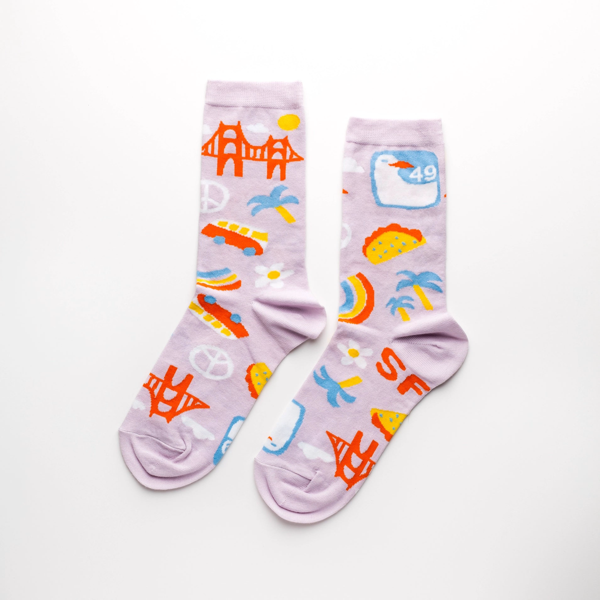 Yellow Owl Workshop - Women's - SF Crew Socks