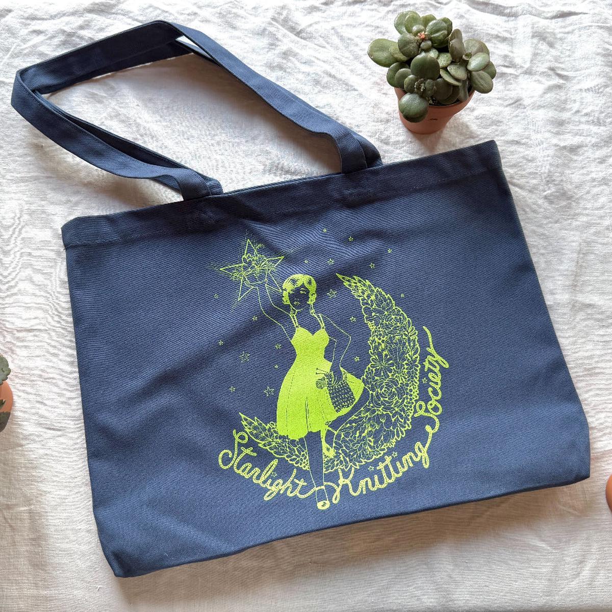 Starla in Succulent Moon Tote