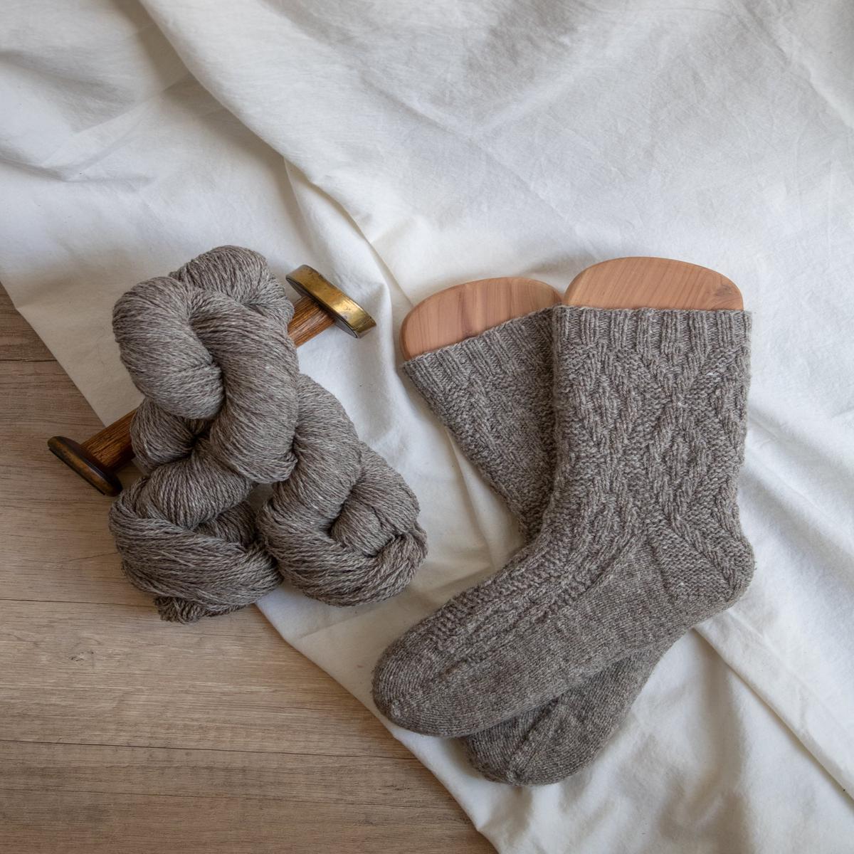 Cardigan Sock knitting pattern