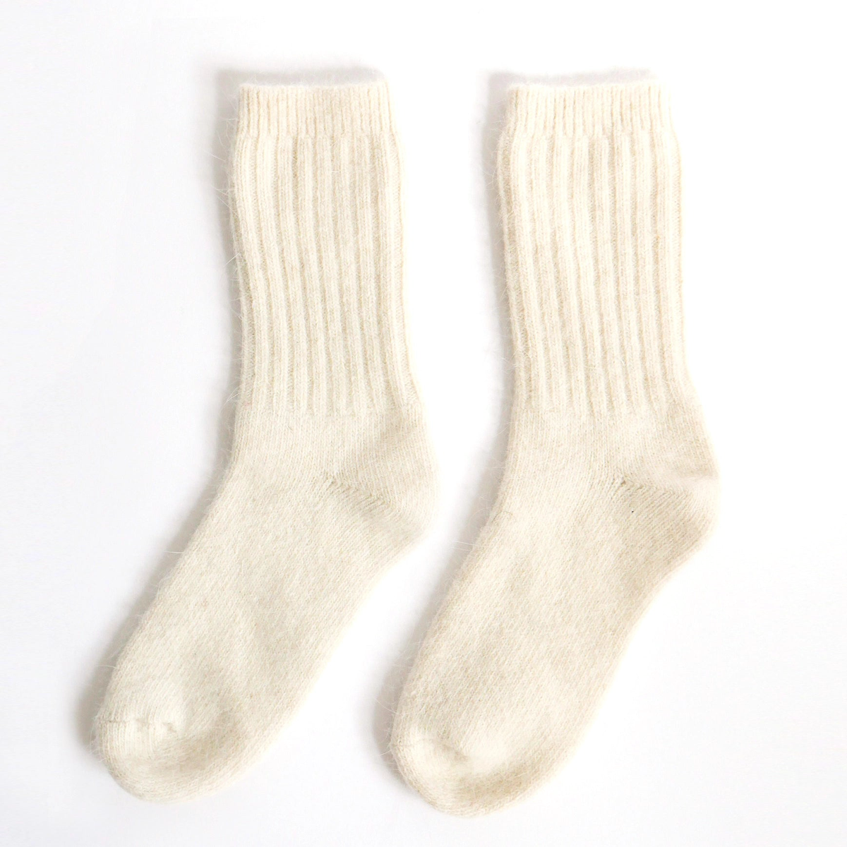 ELMNTL Super Soft Wool Socks - Cream
