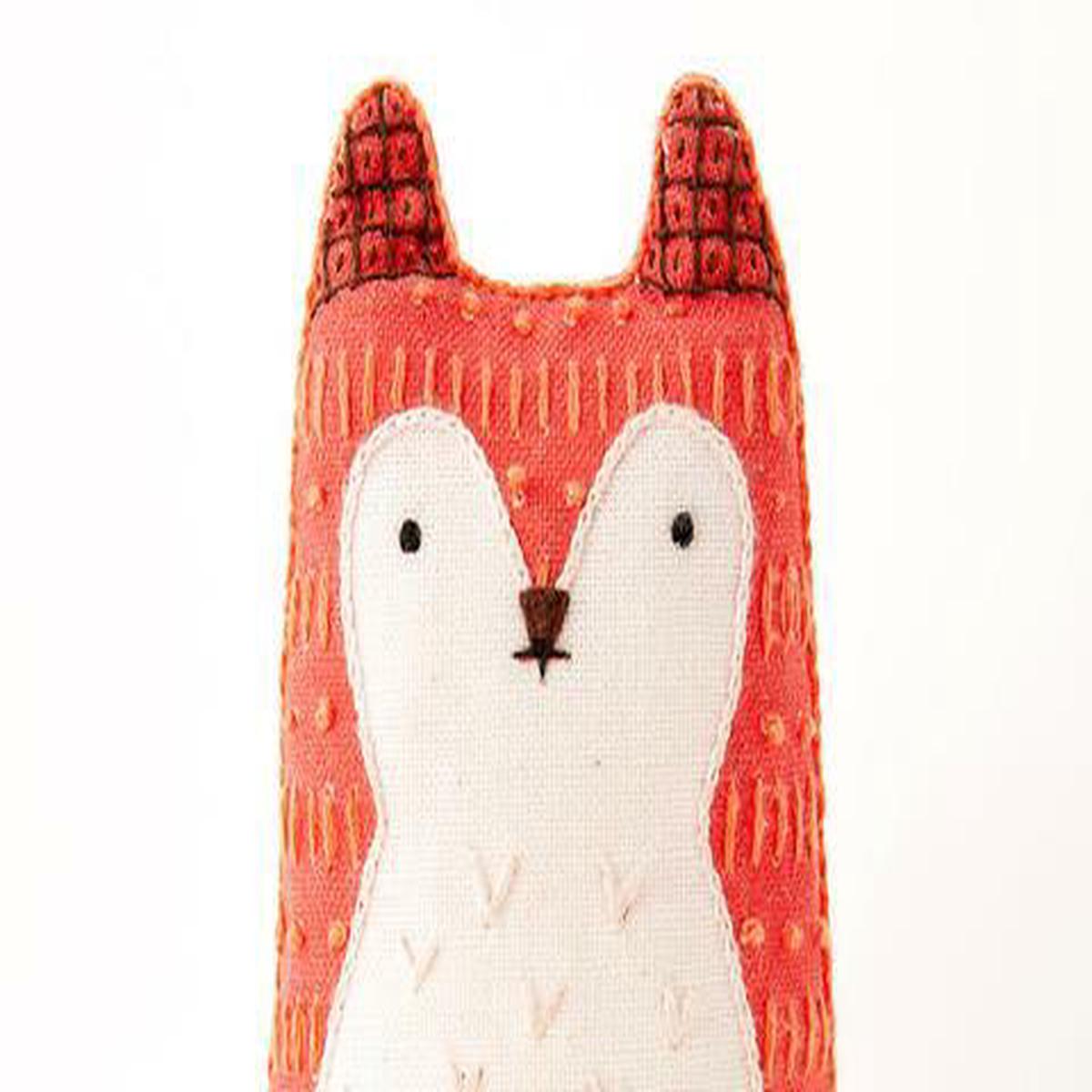 Fox DIY Embroidered Doll Kit (Kiriki, Level 2)