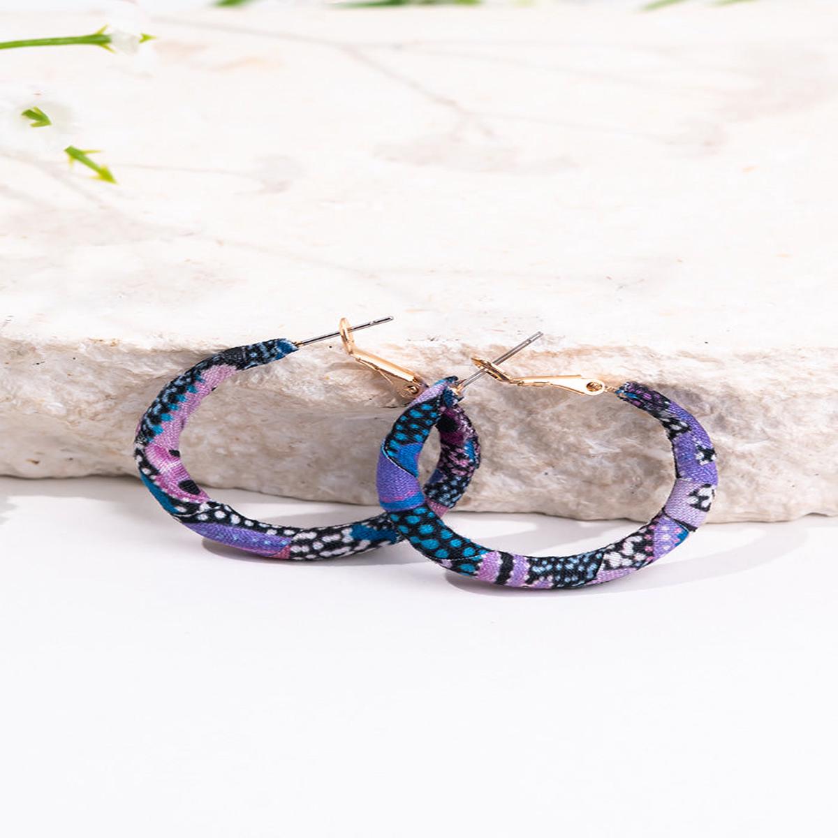 Makuru Wrapped Hoop Earrings