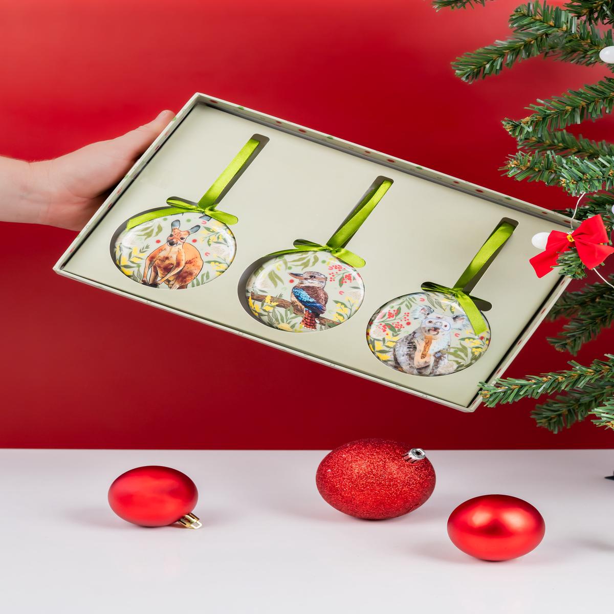 Merring-Jippa Murray Flat Baubles (3 Pack)