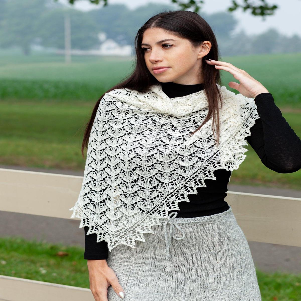 Casino Shawl knitting pattern