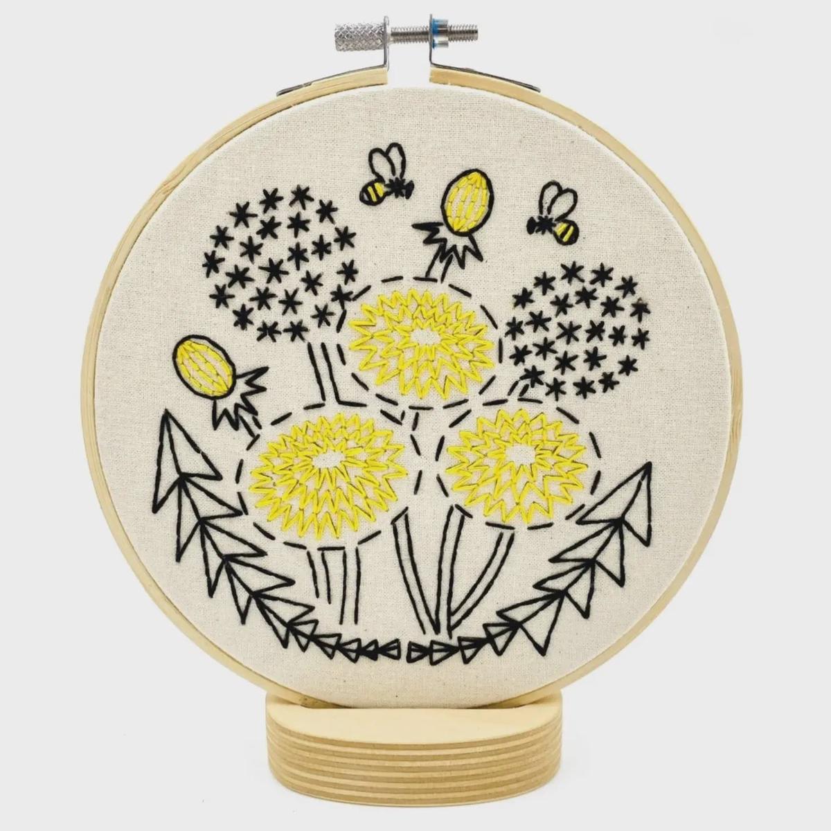 Dandelion Embroidery Kit