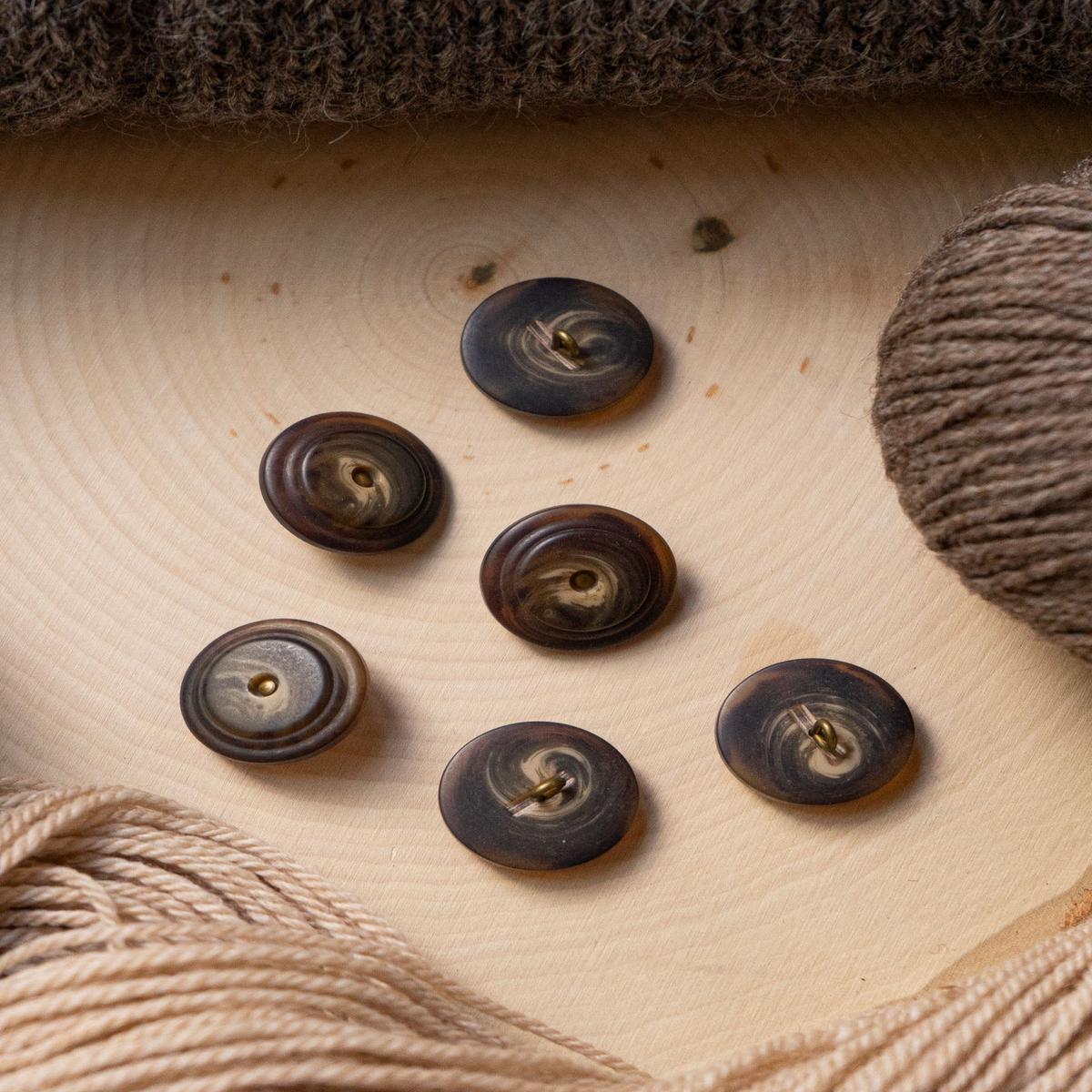 Blackberry  23mm Marble Shank Button
