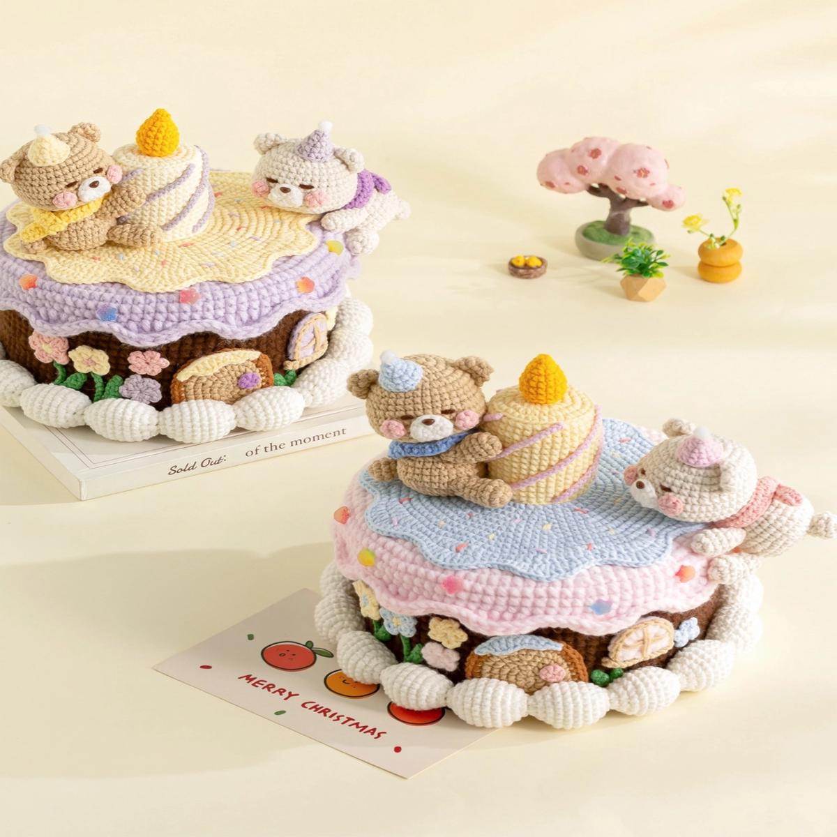 Bear's Cake Crochet Pattern