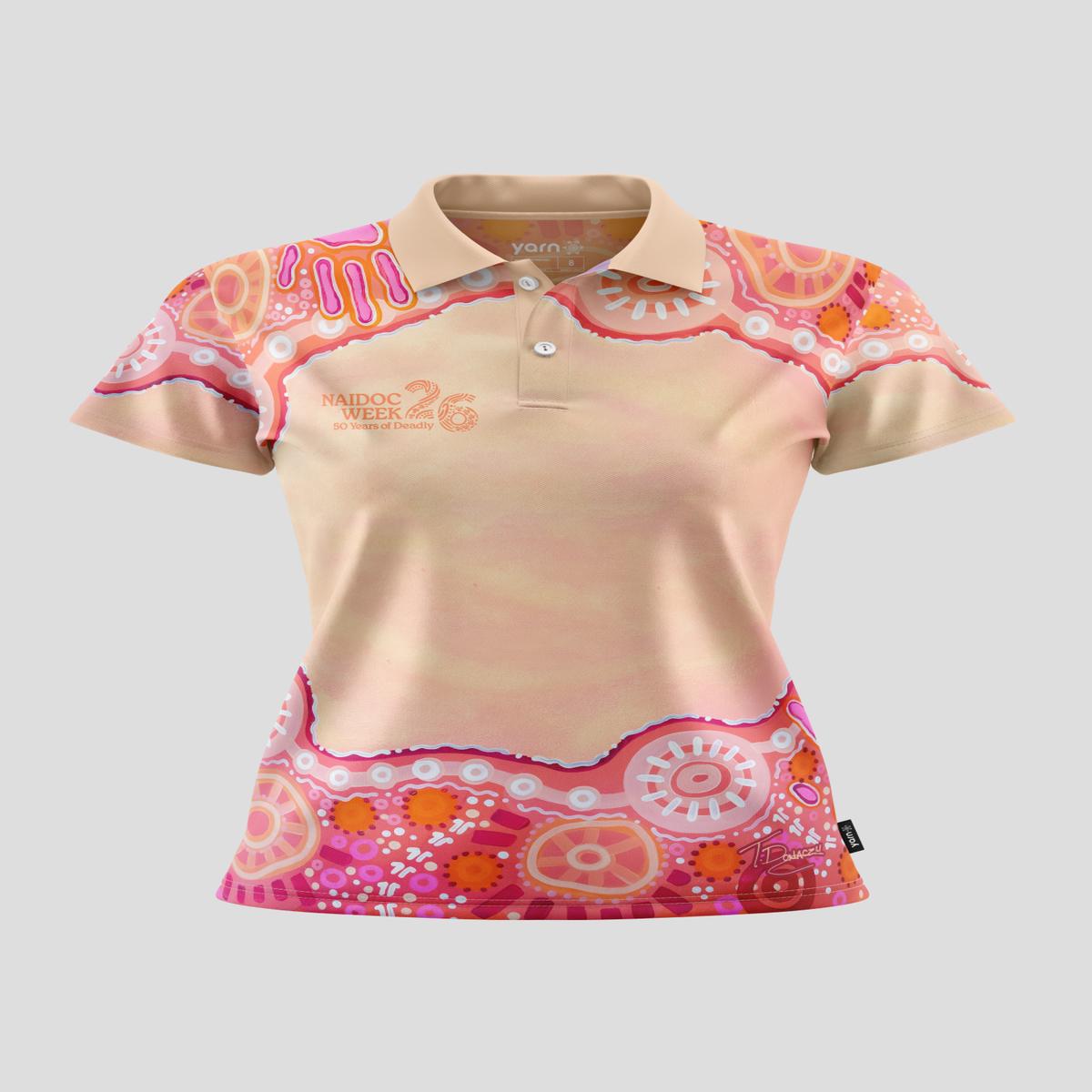 (Bulk) Ignite NAIDOC 2026 Women's Fitted Polo Shirt
