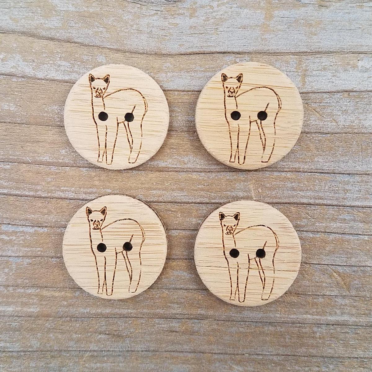 Alpaca Buttons