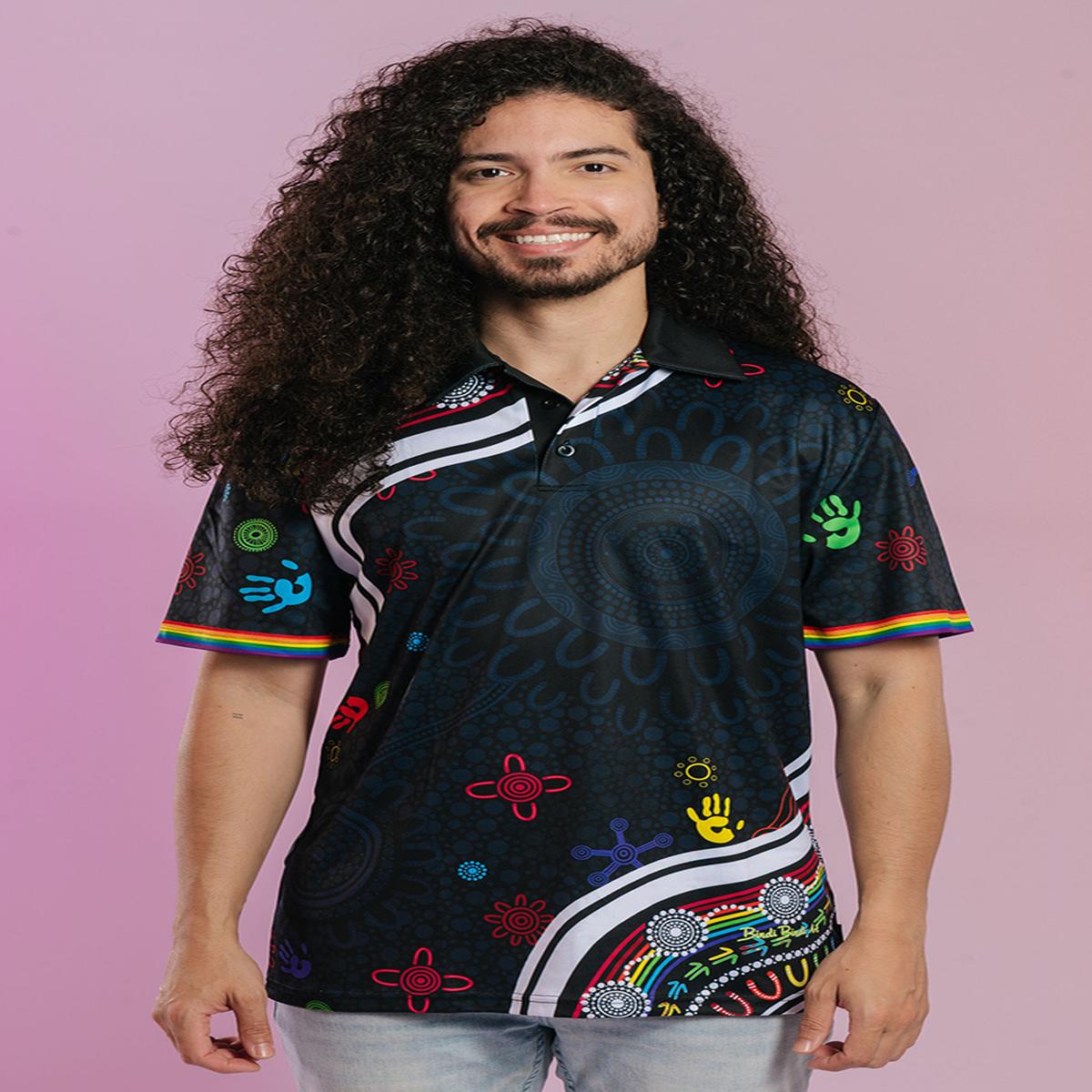 Belonging Essence Unisex Polo Shirt - Pride Worn Proudly