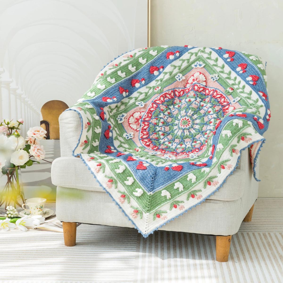 Alice in Wonderland Blanket Crochet Pattern
