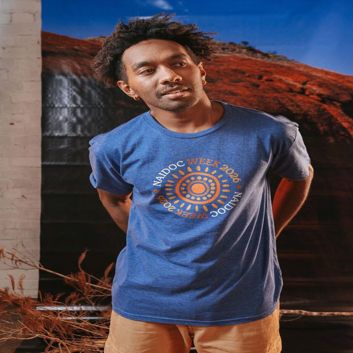 Circle NAIDOC Week 2026 Ocean Marle Cotton Crew Neck Unisex T-Shirt