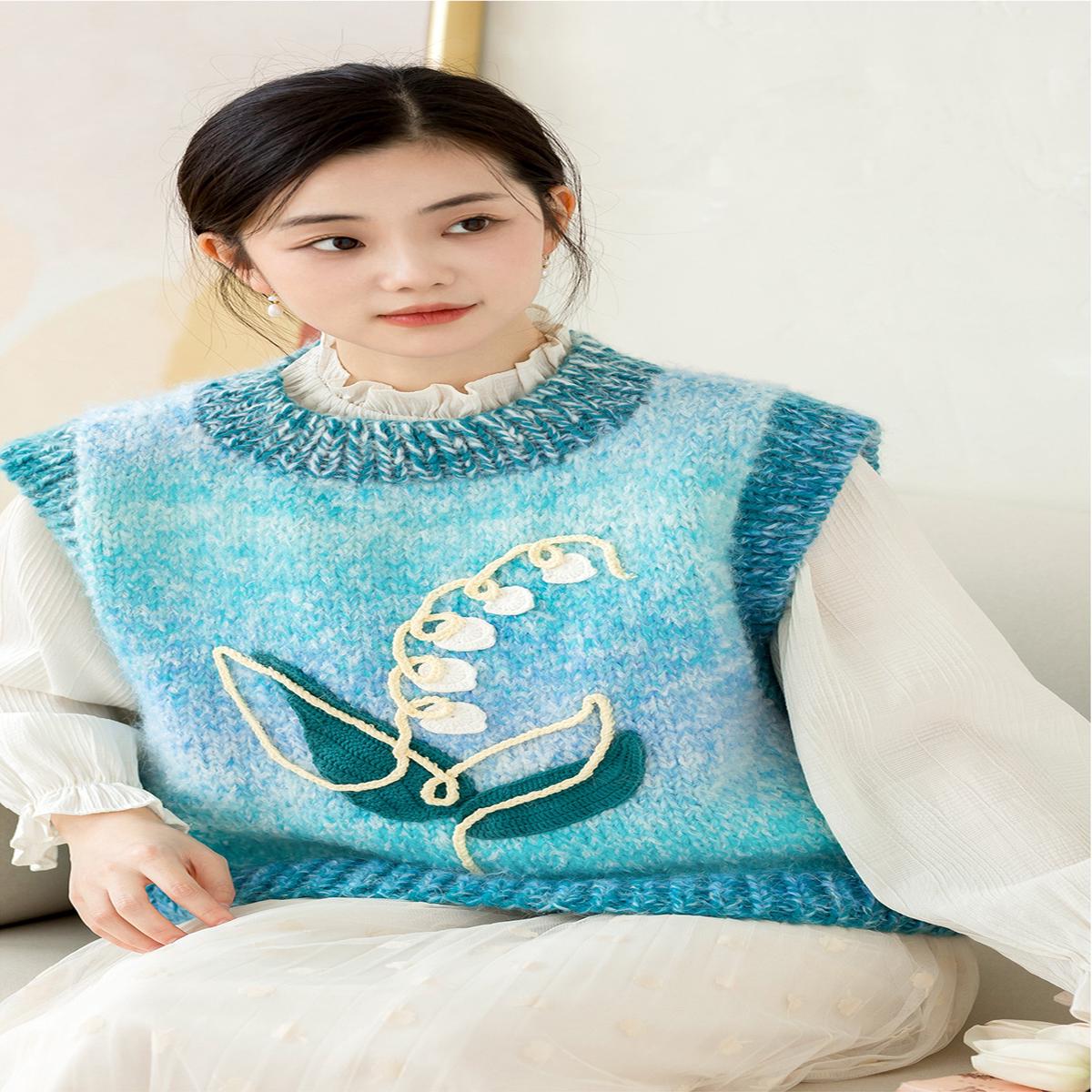 Tulip Lily Vest Knit Pattern