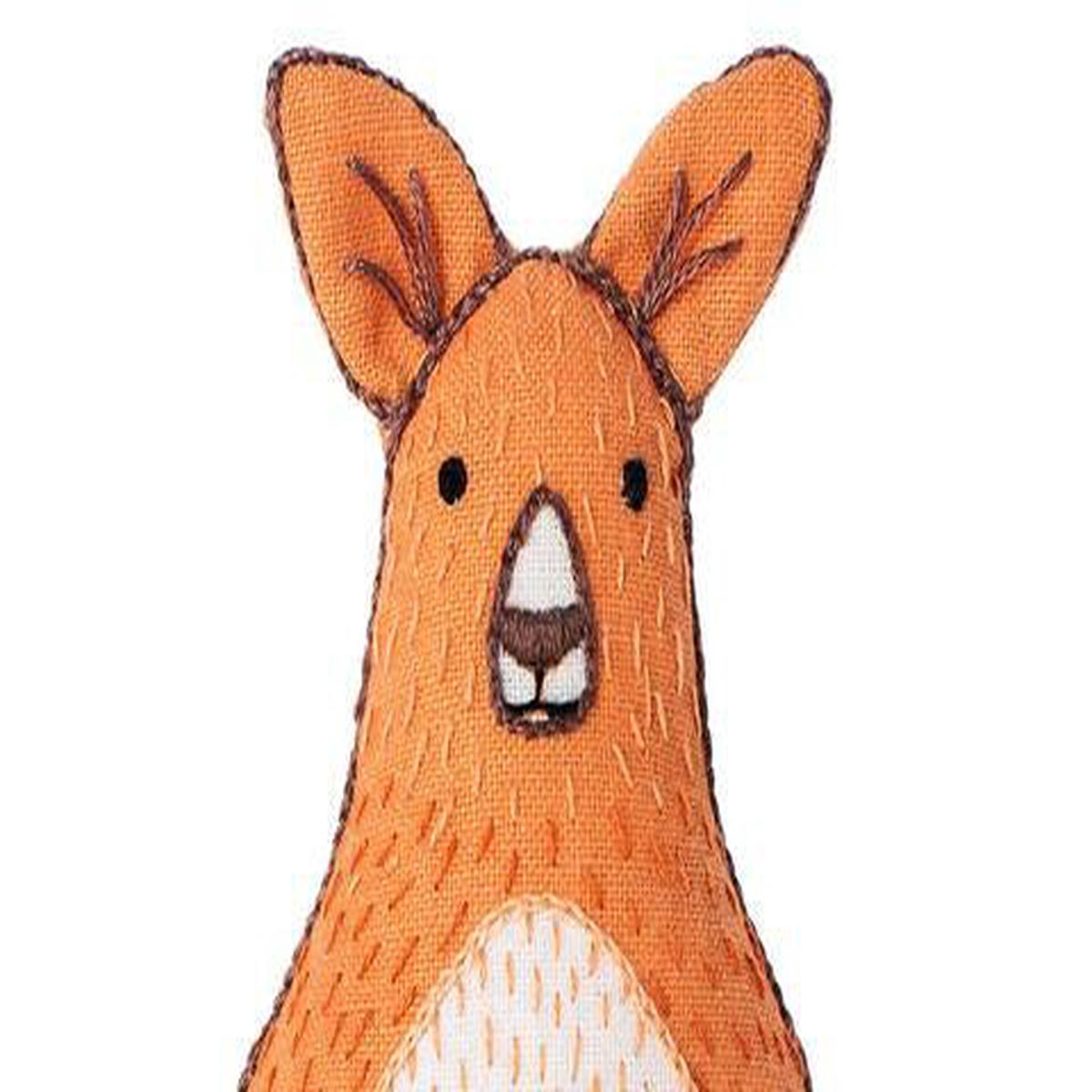 Kangaroo DIY Embroidered Doll Kit (Kiriki, Level 2)