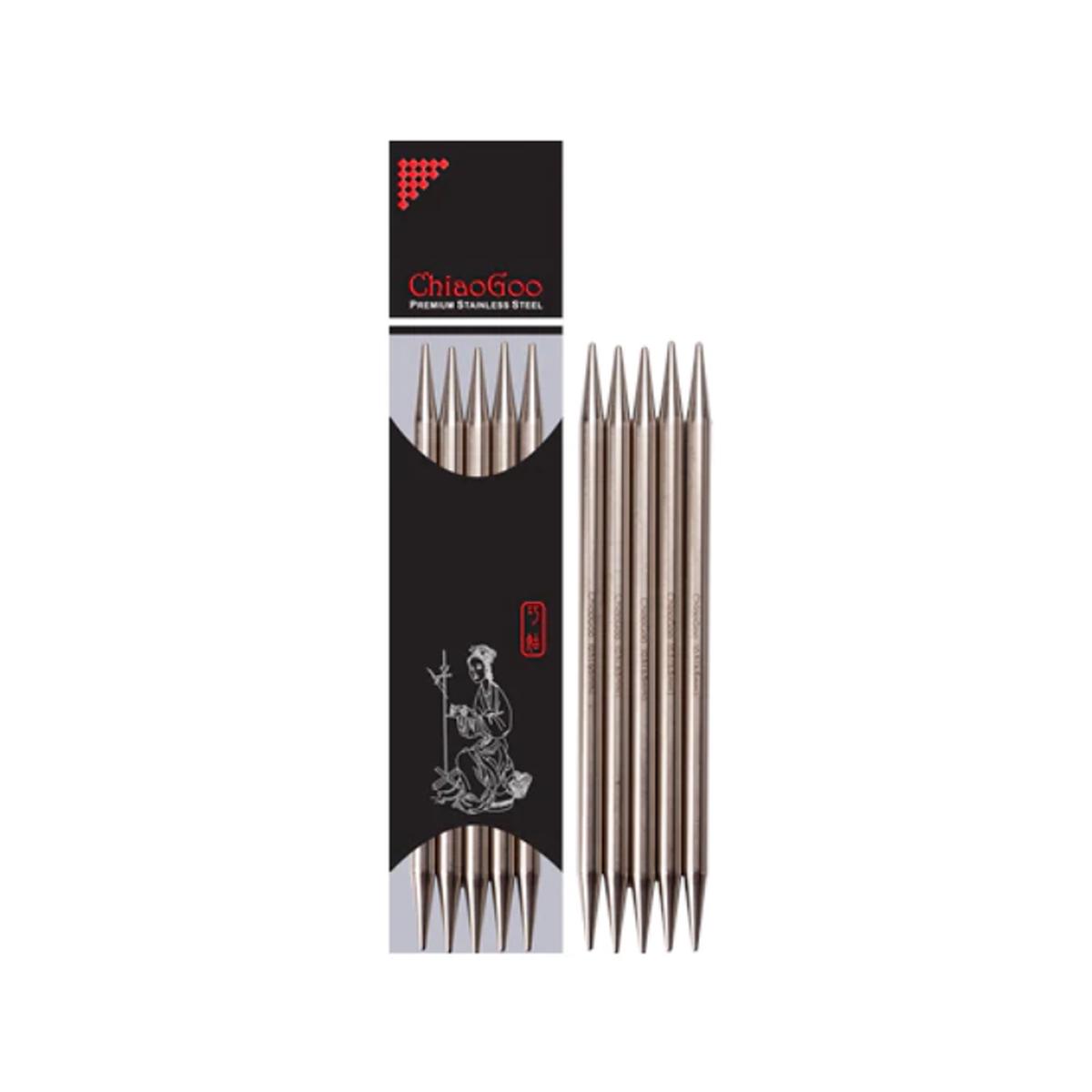 ChiaoGoo Stainless Steel Double-Points 8" *