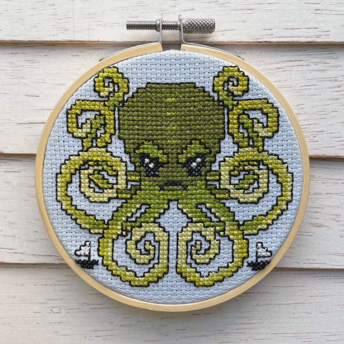 Kraken Counted Cross Stitch Kit