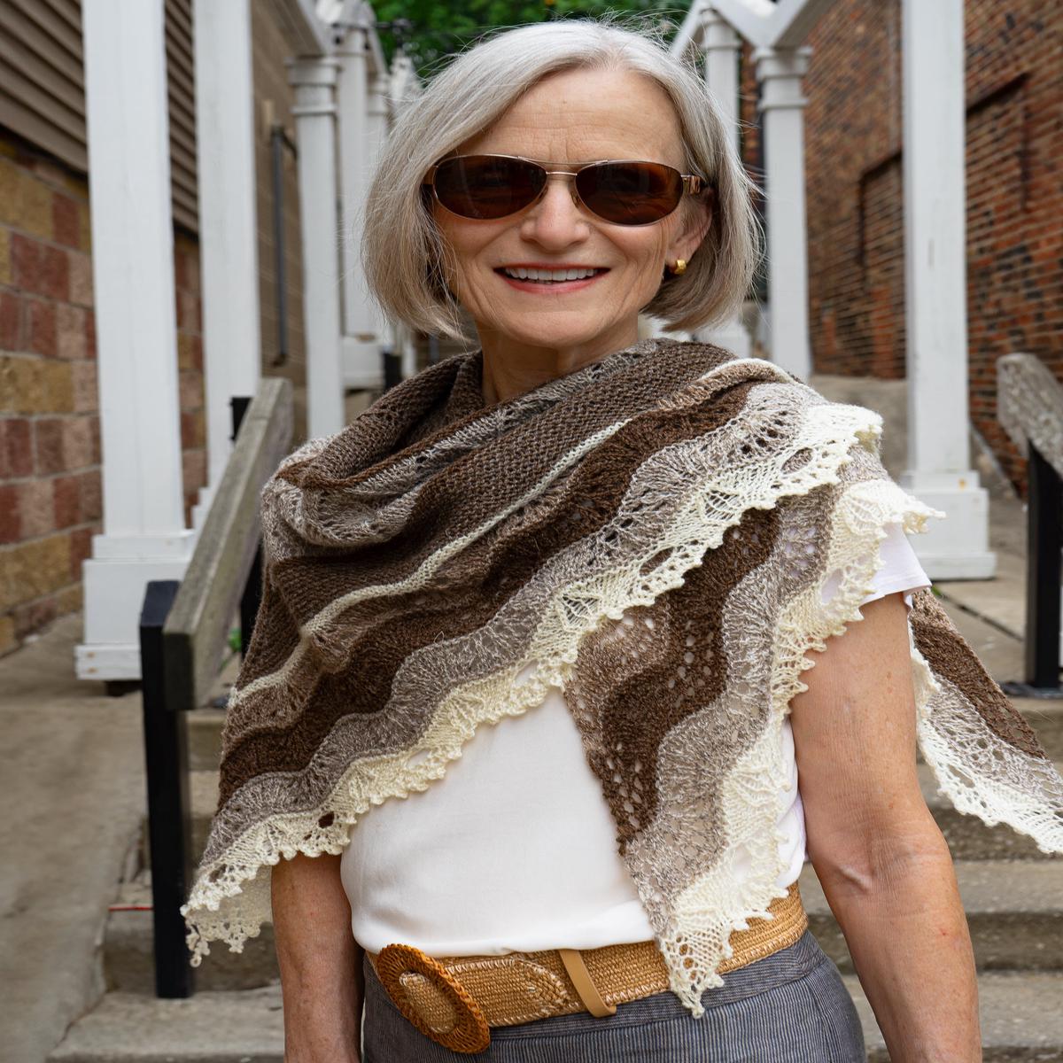 Haplander Triangle knitting pattern