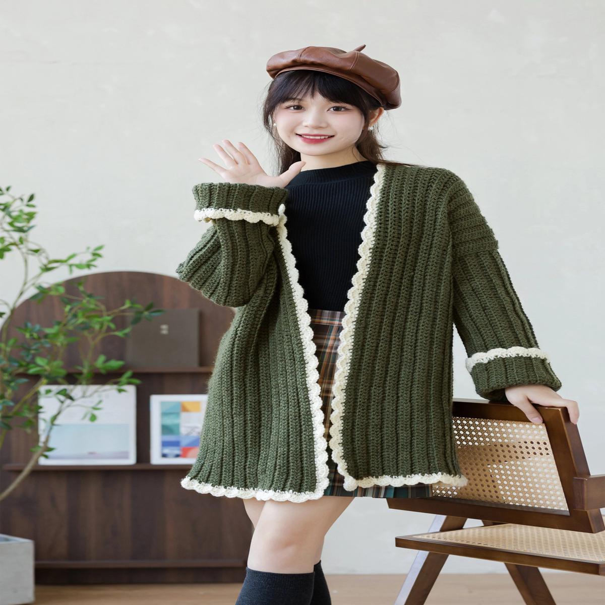 Matcha Coat Crochet Kit