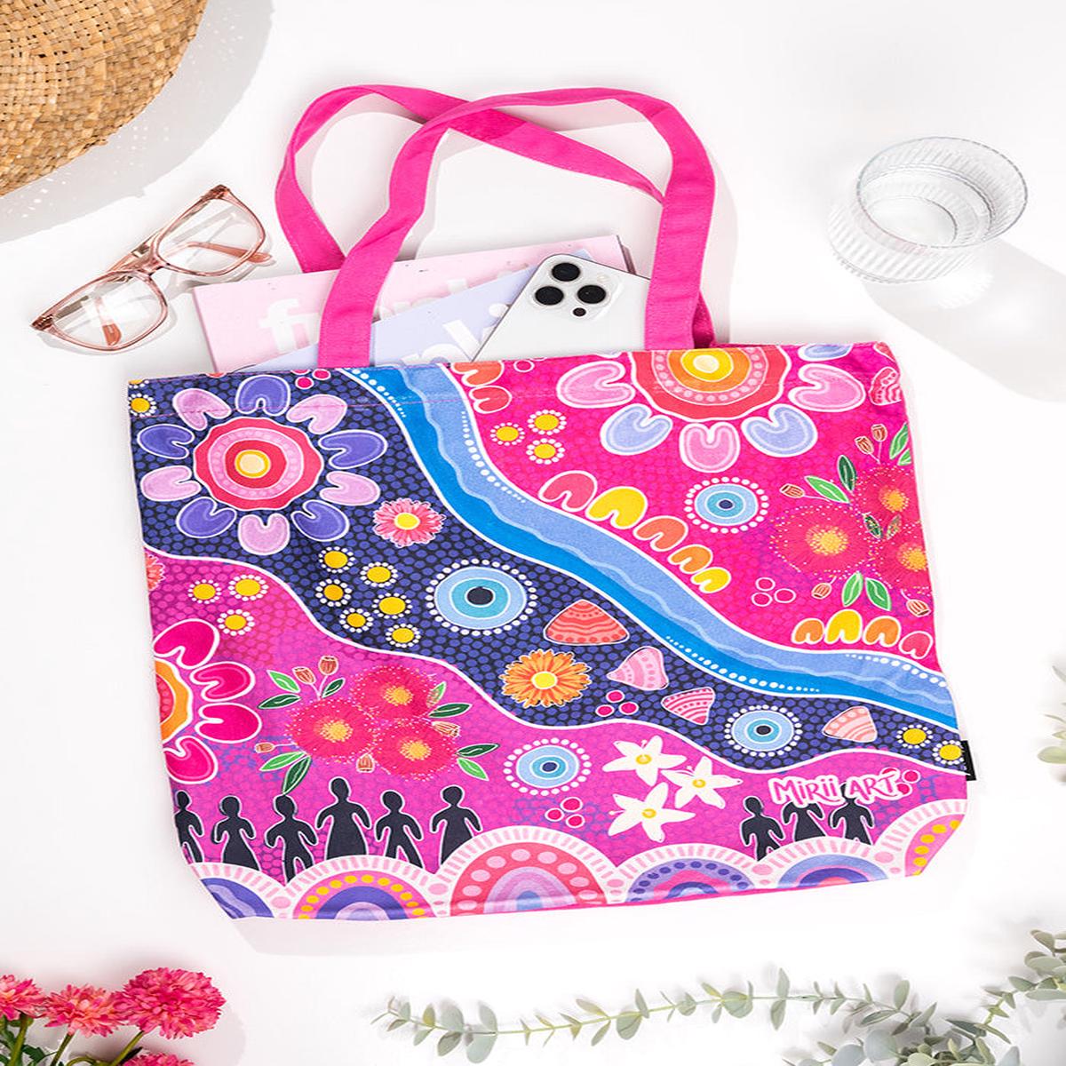 Thriving Together NAIDOC 2025 Premium Canvas Full Print Tote Bag