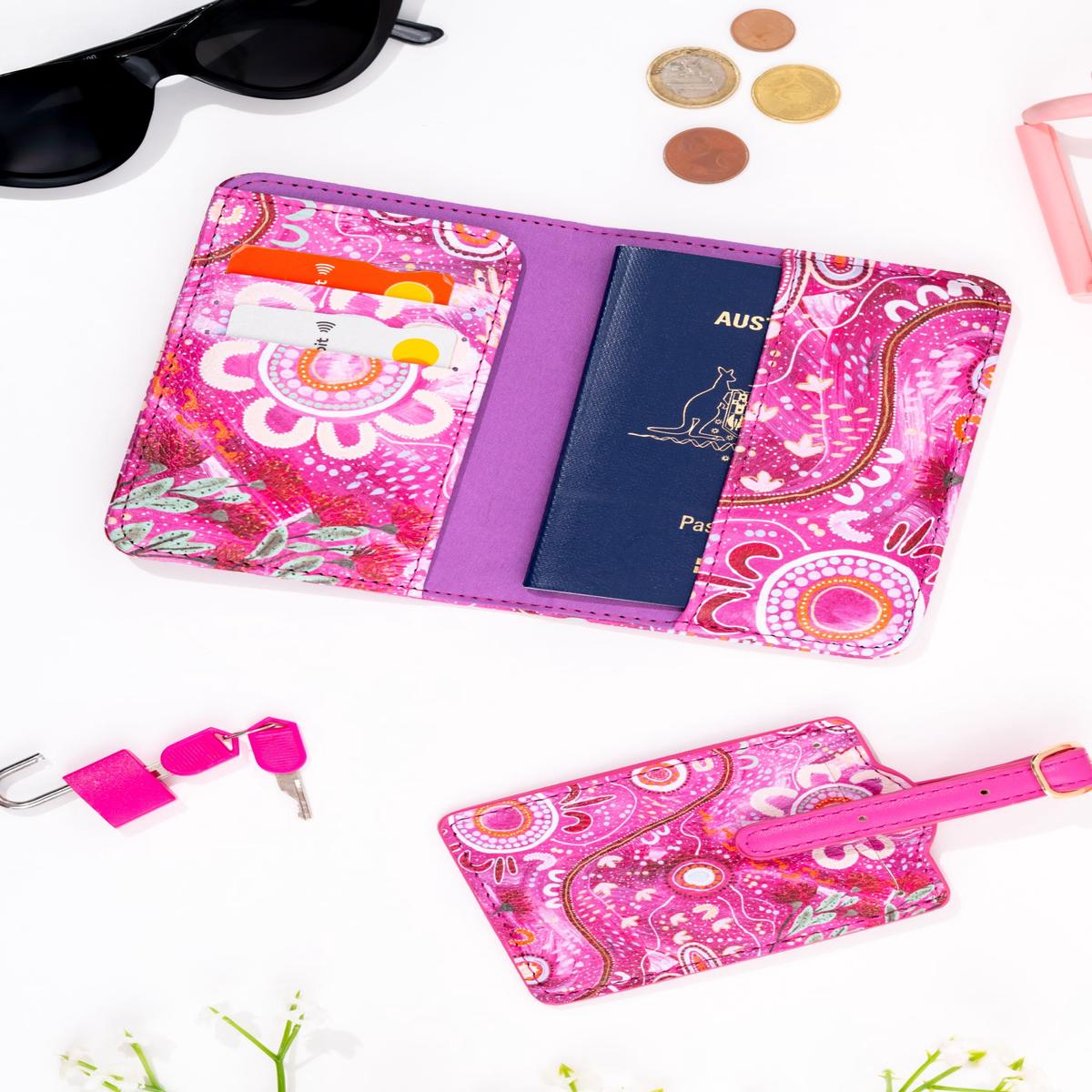 Gumnut Gazing Passport Holder & Luggage Tag Boxed Set