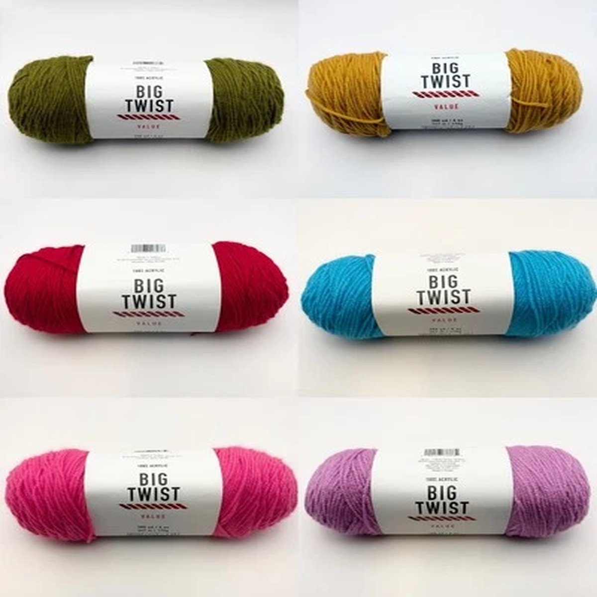 You Pick Quantity ~ Big Twist Value 371yd Rare and Discontinued Colors READ
