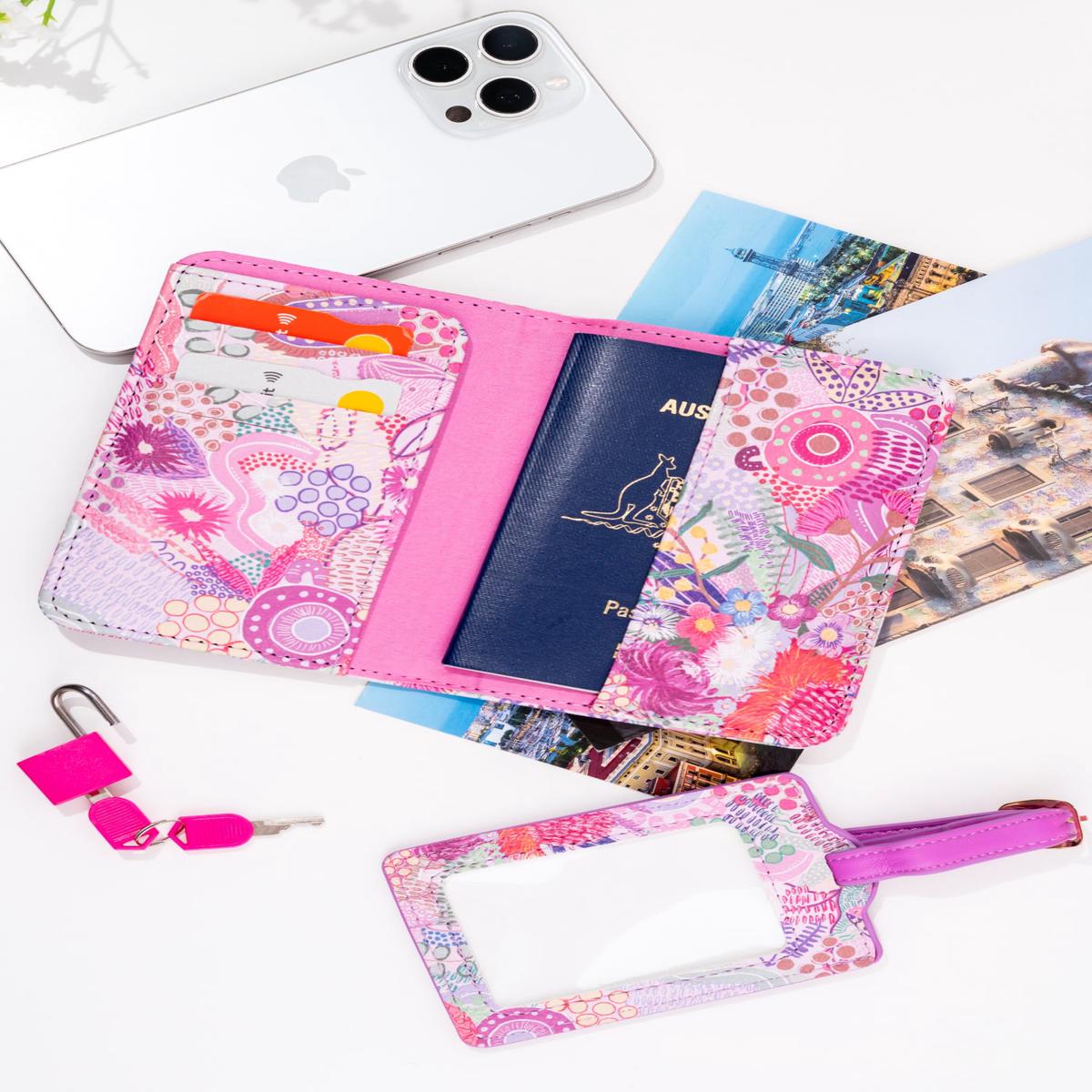Flowers Along The River Passport Holder & Luggage Tag Boxed Set