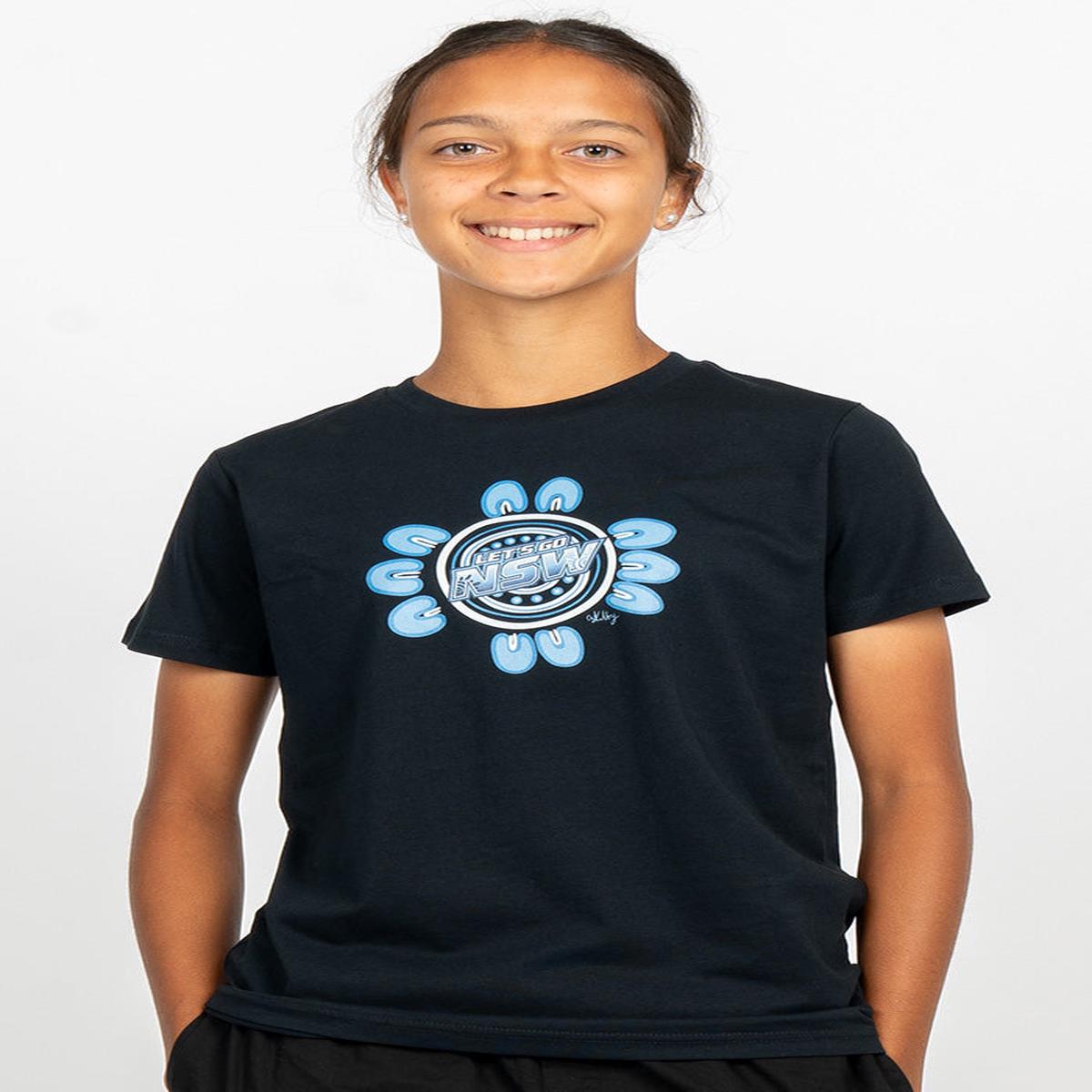 Brotherhood Navy Cotton Crew Neck Kids T-Shirt