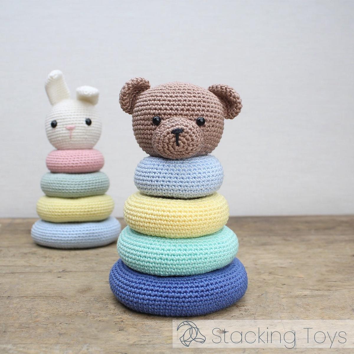 Stacking Bear Crochet Amigurumi Kit