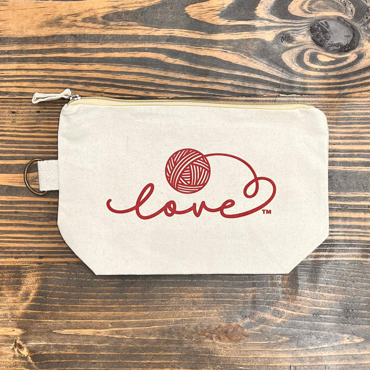 Yarn Love Canvas Pouch