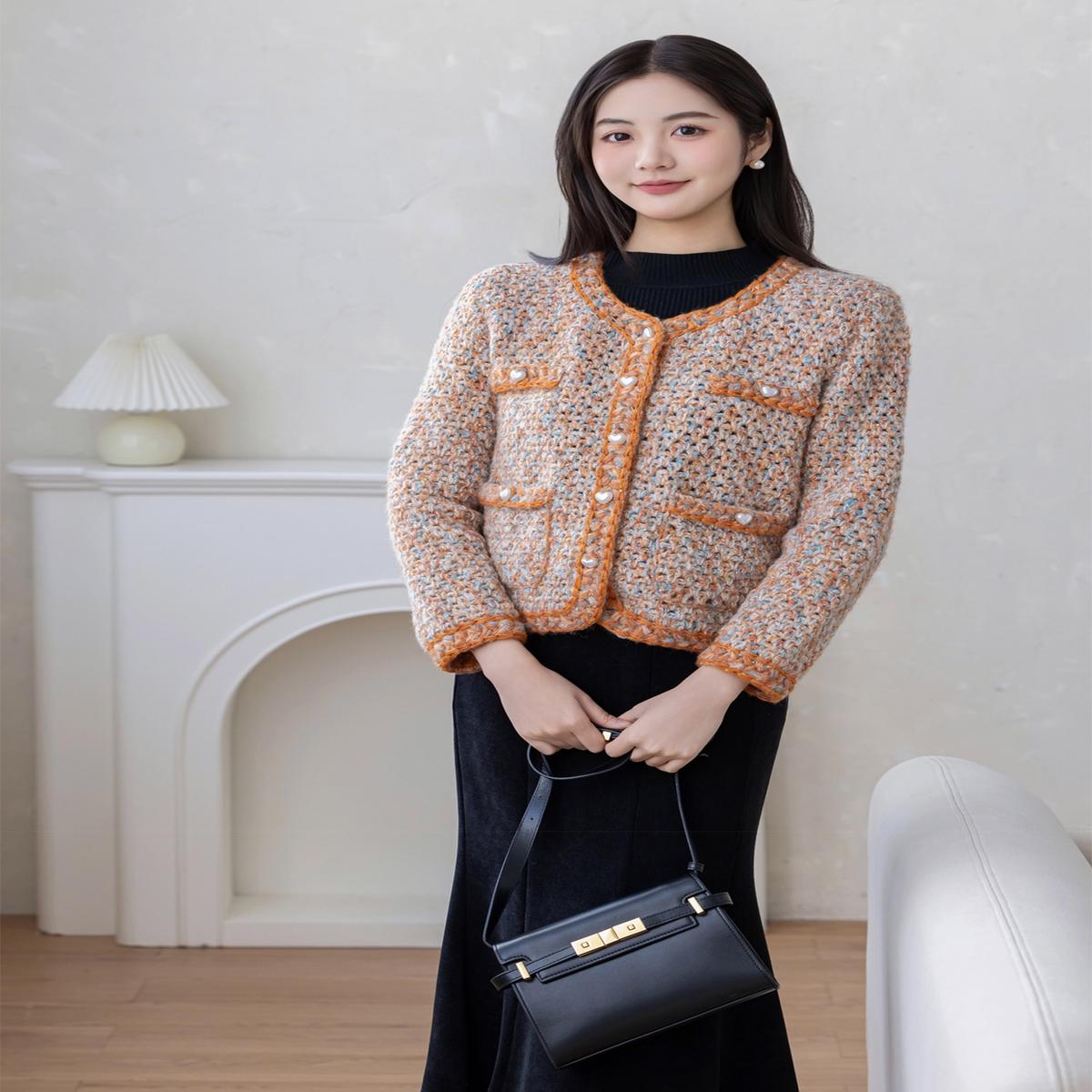 Warm Aroma Jacket Crochet Yarn Kit