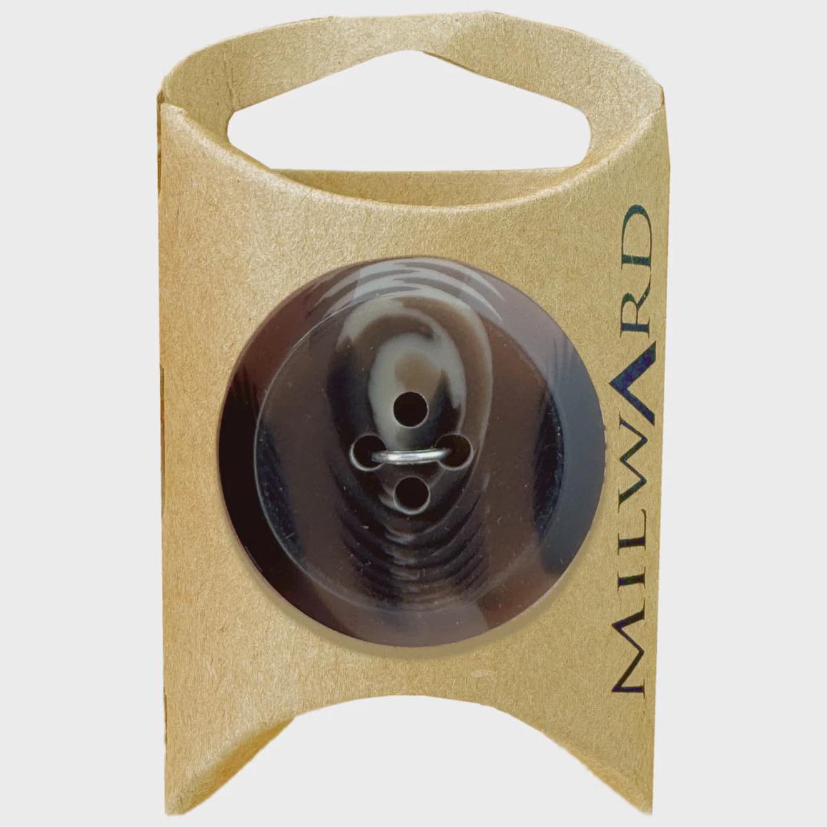 Acrylic Statement Buttons / Light Brown (33mm)