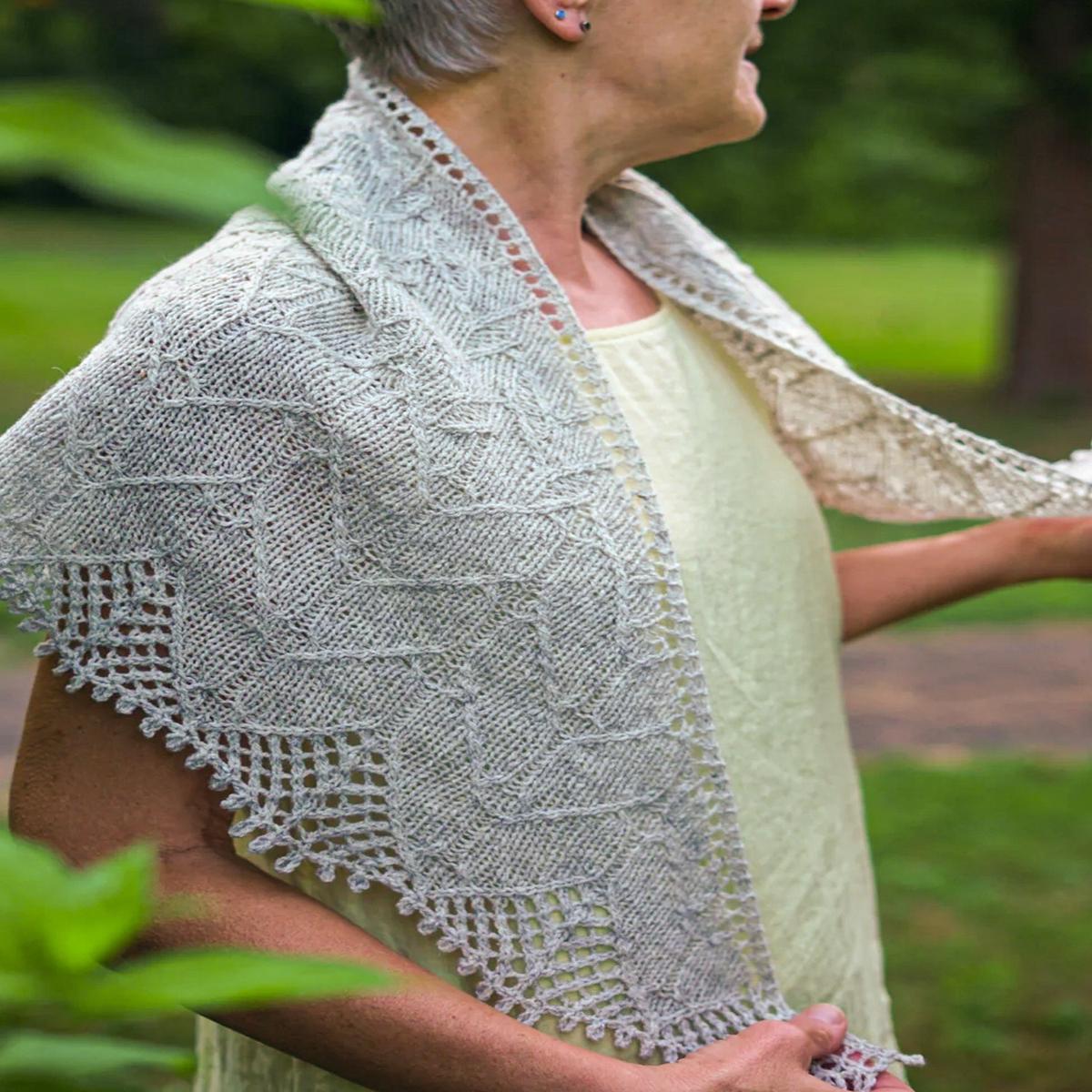 Petals Shawl knitting pattern