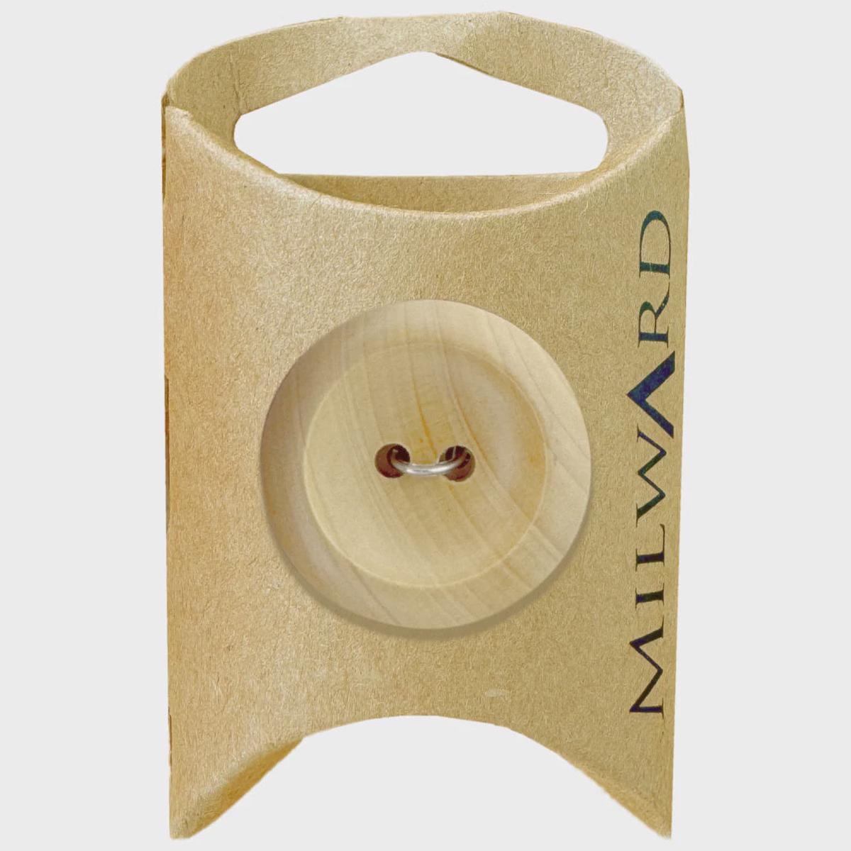 Wooden Rimmed Buttons / Olive Wood (28mm)