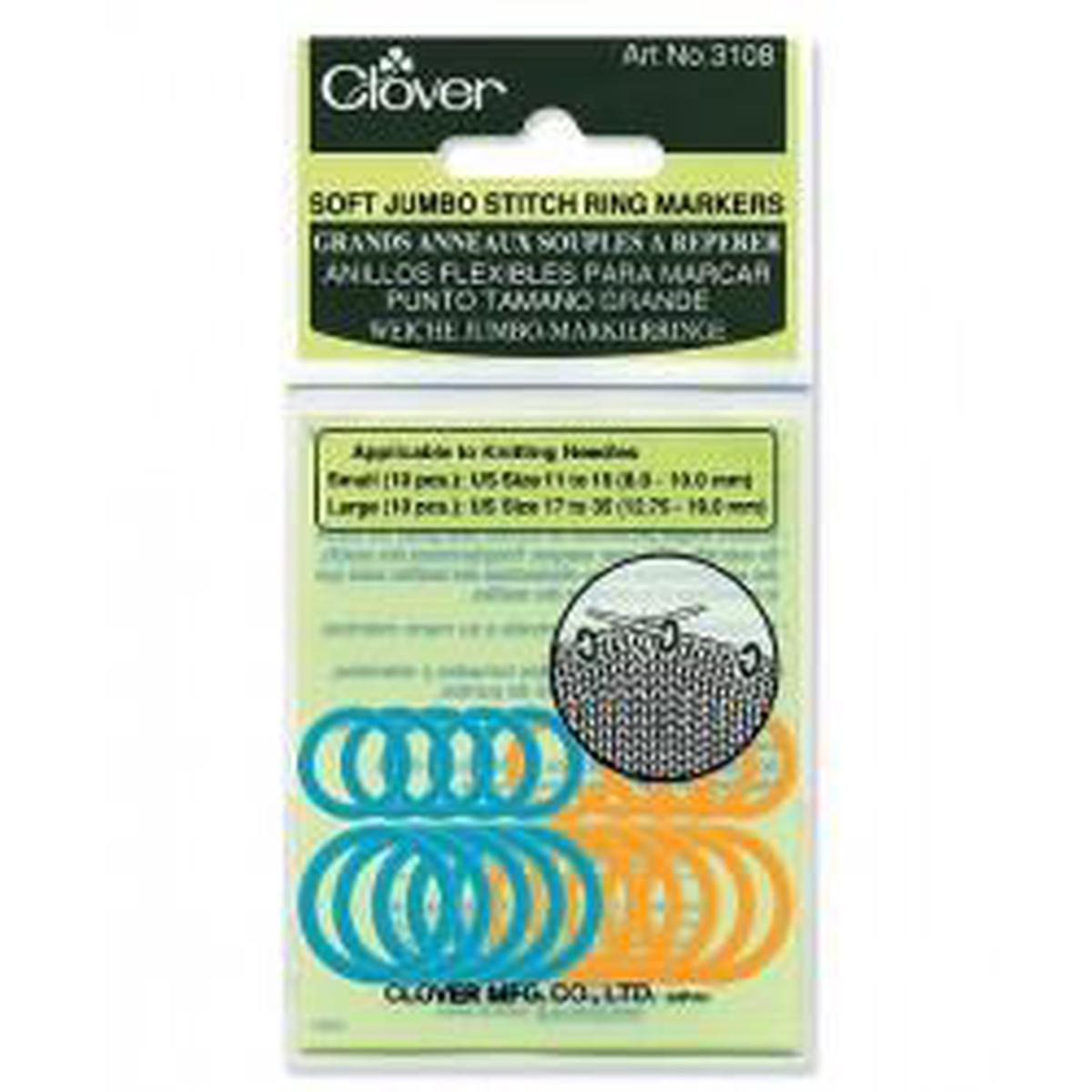 Clover Jumbo Stitch Ring Markers