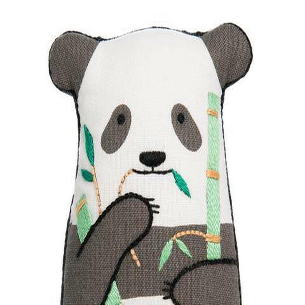 Panda DIY Embroidered Doll Kit (Kiriki, Level 1)