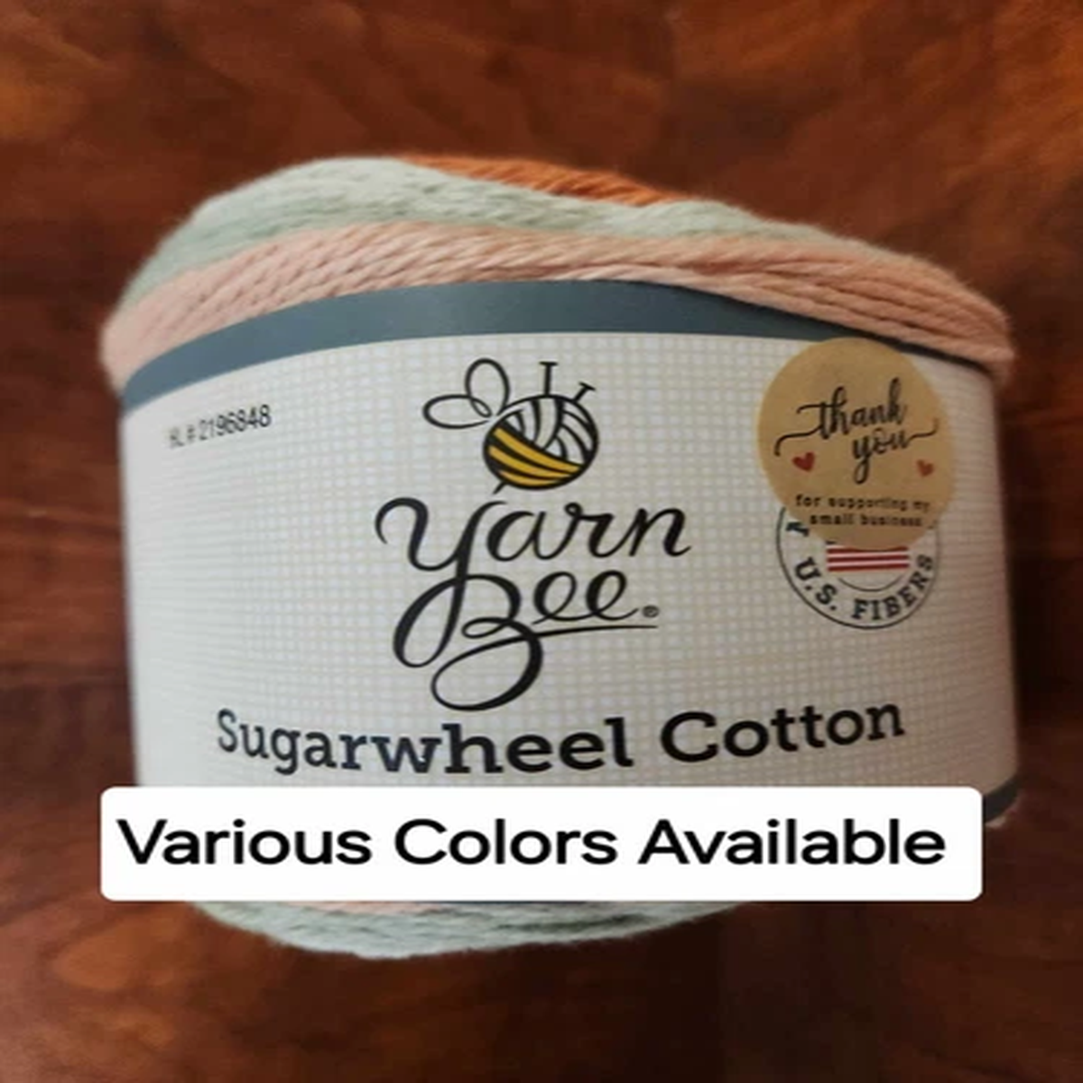 Yarn Bee Sugarwheel Cotton Yarn Various Colors New! Price Per Skein