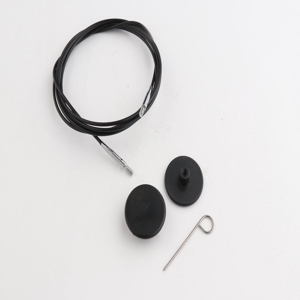 KnitPro Nylon-Coated Stainless Steel Swivel Interchangeables Cords