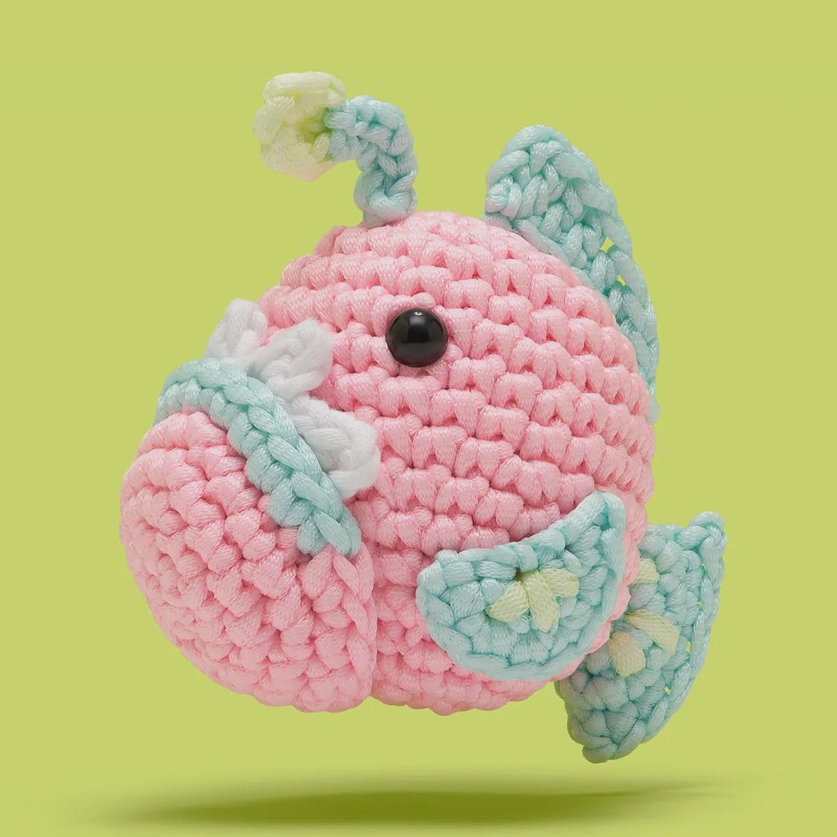 Poe the Angler Fish Beginner Crochet Kit (Woobles)