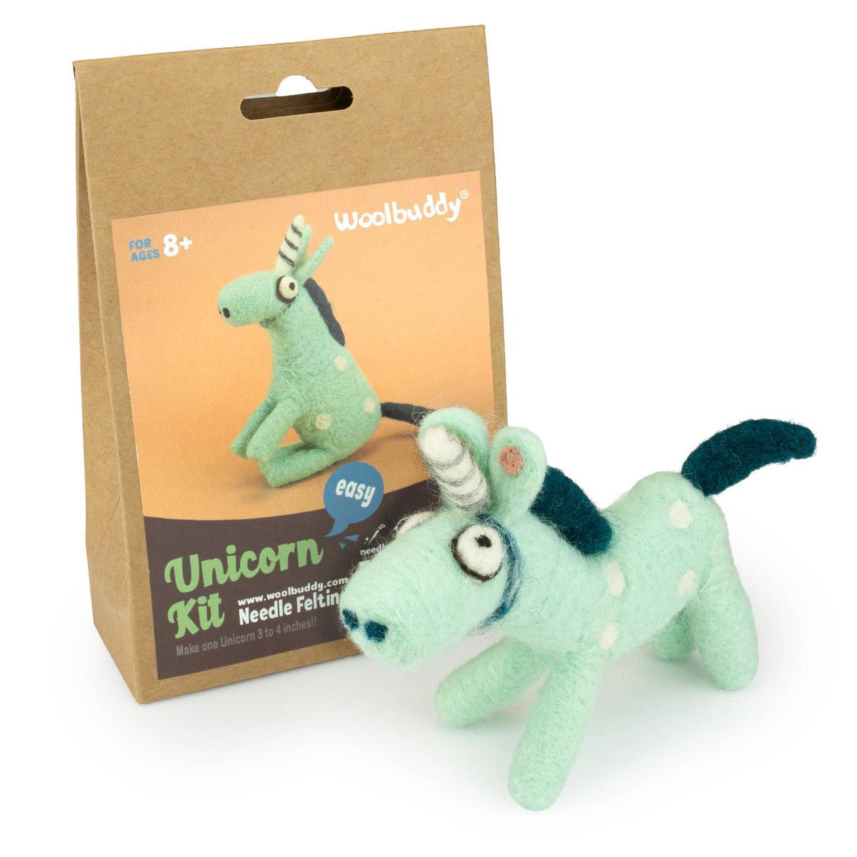 Woolbuddy DIY Needle Felting Kit - Unicorn