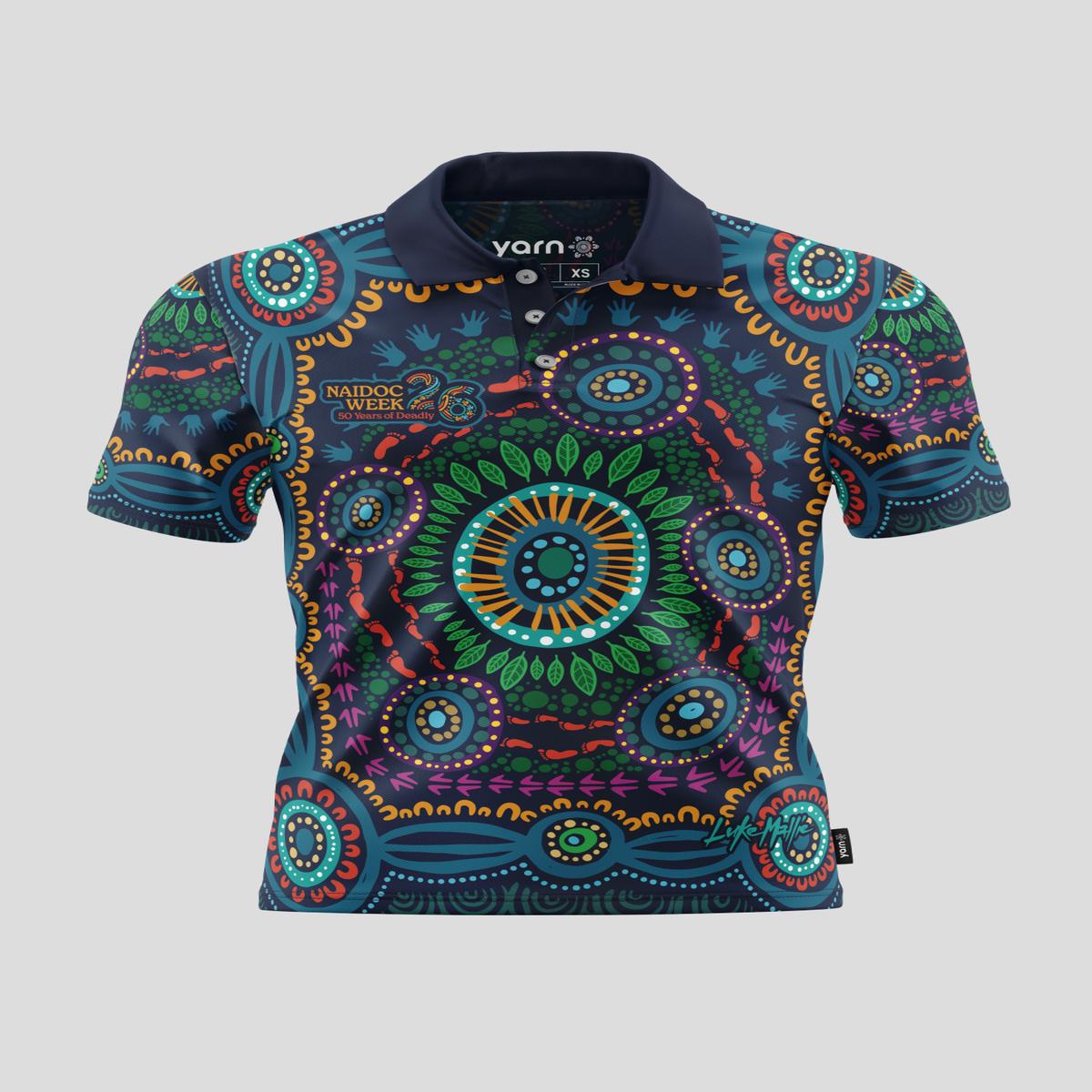 (Bulk) An Abundance Of Culture NAIDOC 2026 Unisex Polo Shirt